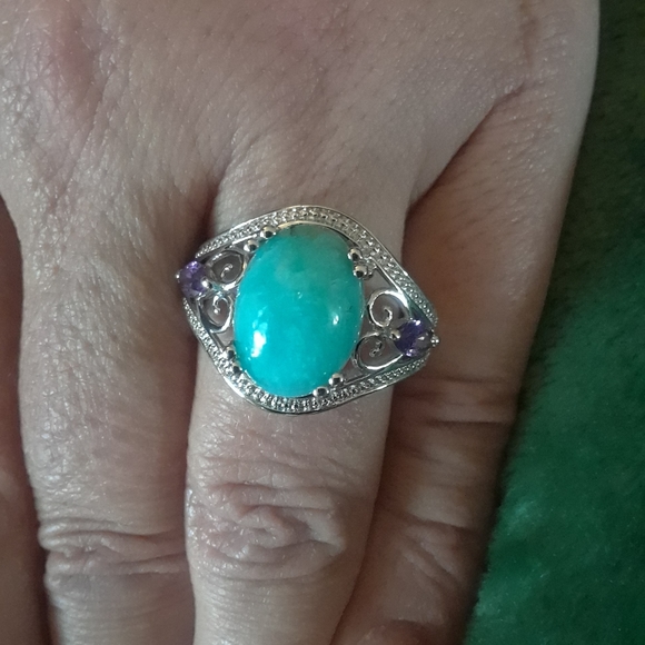 Unknown Jewelry - 🔖Gorgeous 🔖❄ Russian Amazonite Ring❄